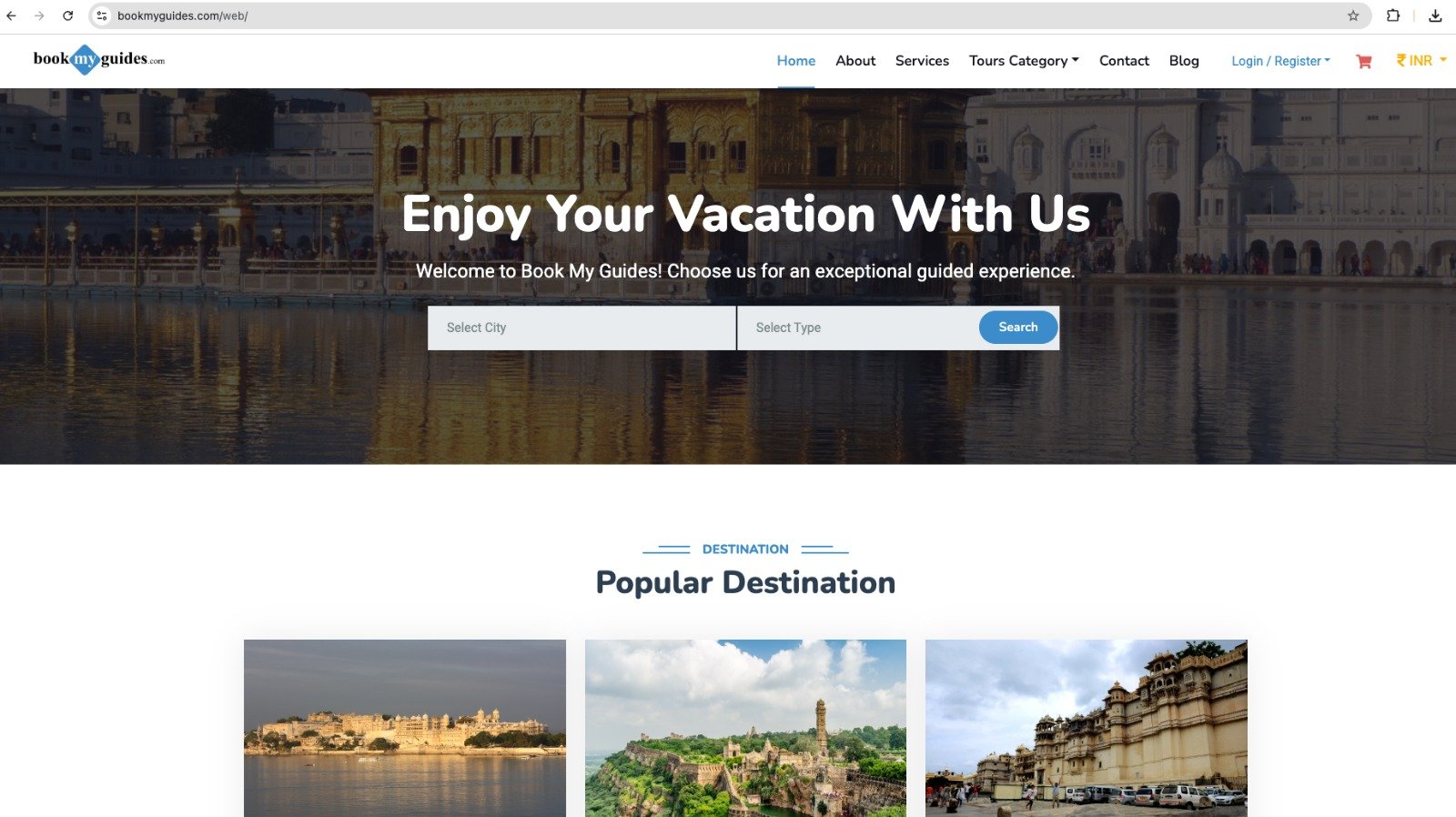 BookMyGuide Screenshot